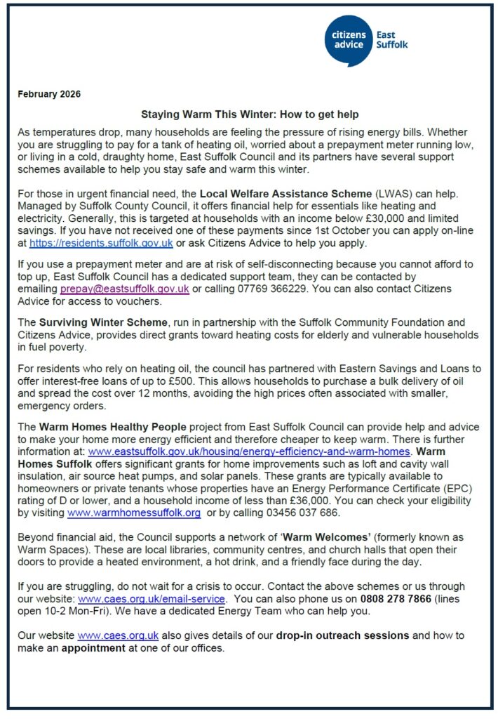 Staying Warm February 2026